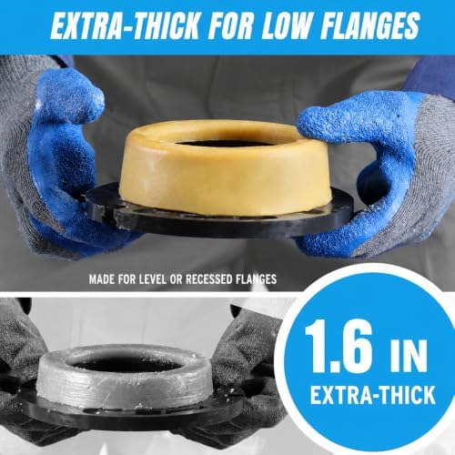 MENNTY Extra Thick Toilet Wax Ring Kit - Image 4