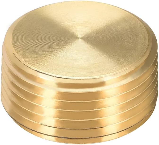 3/4" NPT Plug Brass Pipe Fitting, Counter sunk Thread Internal Hex Head Style - Image 3