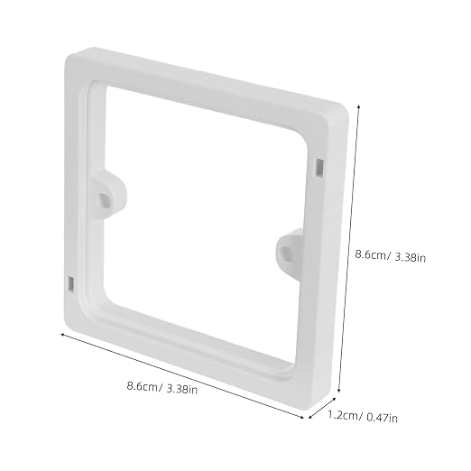 Electrical Junction Box Extender Outlet Ring White 4pcs 86-Type Abs | Precise - Image 2