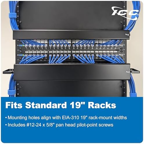 ICC 2U Ring Cable Manager Panel - Image 5