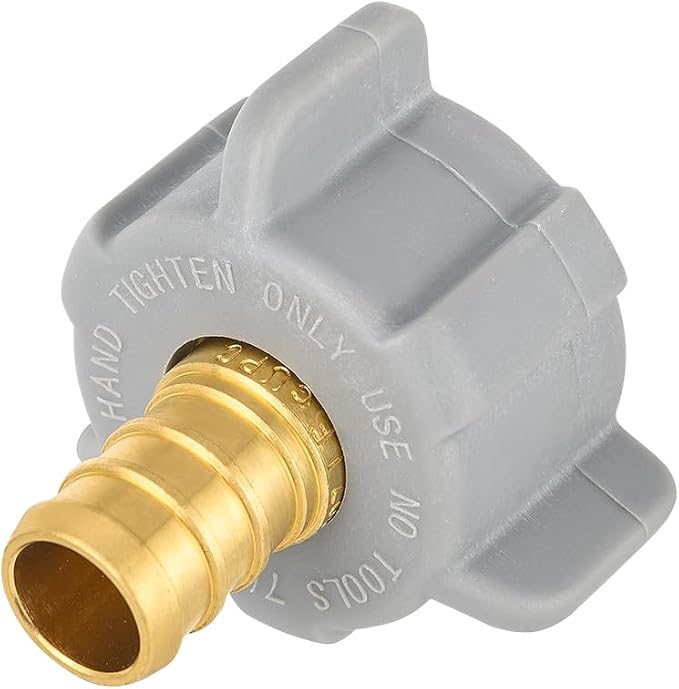 1PC EFIELD 1/2" Pex X 7/8"Toilet BC Swivel Straight Adapter | Brass Plumbing - Image 4
