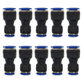 zjxed 10mm OD x 8mm OD Pneumatic quick Connector Push to Connect fittings by ROZESAZZ