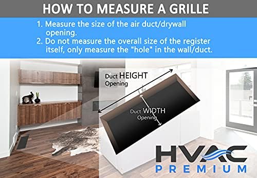 HVAC Premium 6" x 12" Toe Kick Vent Grille - Image 6