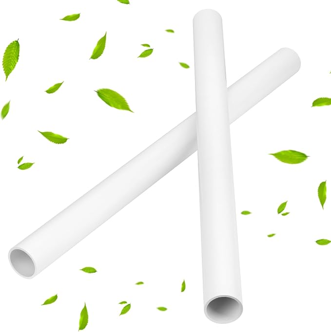2Pcs 2 Inch PVC Pipe 34" Long White Sch40 Industrial PVC Pipes - Image 5