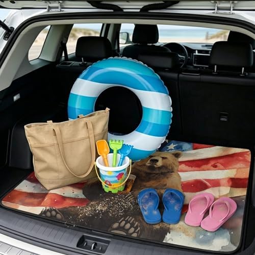 Beer Bear Heavy Duty Trunk Mat 29"x39" - Image 2