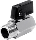 Beduan 1/2" Brass Mini Ball Valve NPT Female x Male Shut-Off Valve by Beduan