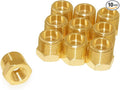 Hooshing 10PCS Brass Reducer Hex Bushing 1/2" NPT Male x 3/8" NPT Female | by Hooshing