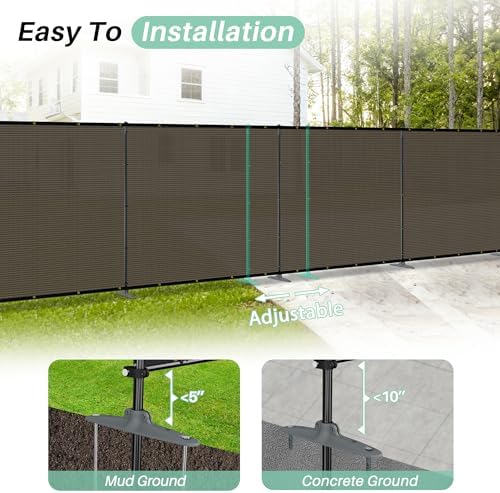 SunnyRoyal 6' x 18' Privacy Fence Screen Panel - Image 5