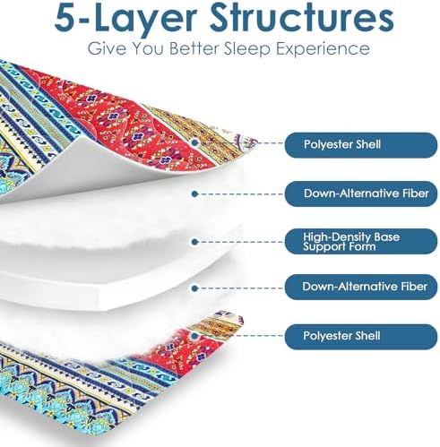 SCHNAUZER HOME Japanese Floor Mattress Futon Mattress Full 3.5" Thick Boho - Image 3