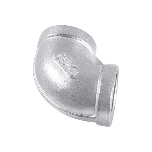 Stainless Steel 304 Cast Pipe Fitting 3/8" to 3/8" Female to Female NPT - Image 2