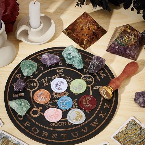 CRASPIRE Wax Seal Coffin Stamp Halloween Wax Seals 3cm Retro Vintage Holiday - Image 5