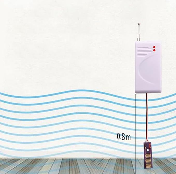 Wireless Water Detector, 433MHz Radio Water Leak Sensor | ABS Flood Alarm - Image 5