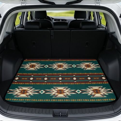 ELEQIN Trunk Mats for Cars SUV Sedan Truck Non Slip Backing Heavy Duty Cargo by ELEQIN