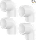 4-Pack 1-1/4 Inch PVC Fittings 90 Degree Elbow, Furniture Build Grade SCH40 by Unknown