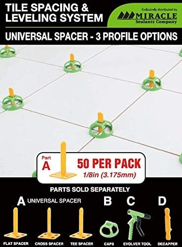 Miracle Sealants Levolution Universal Leveling Spacers, 1/8" | Tile leveling & - Image 2