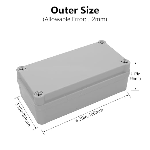 Junction Box IP67 Waterproof Dustproof ABS Plastic Project Box - Image 2