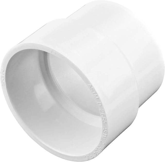 NDS 3P15 PVC Adapter, for DWV/SCH40 Hub X S&D Hub Solvent-Weld Connections - Image 2