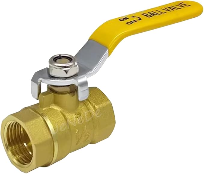 Uenede Brass 1/2 inch NPT Female Ball Valve 600 WOG, Metal Plumbing Control by Uenede