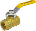 Uenede Brass 1/2 inch NPT Female Ball Valve 600 WOG, Metal Plumbing Control by Uenede