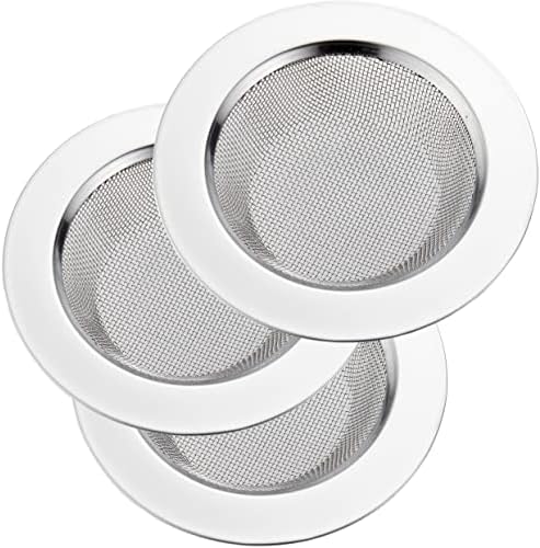LASSHSWA 3 PCS Kitchen Sink Strainer Stainless Steel, Kitchen Sink Drain by LASSHSWA