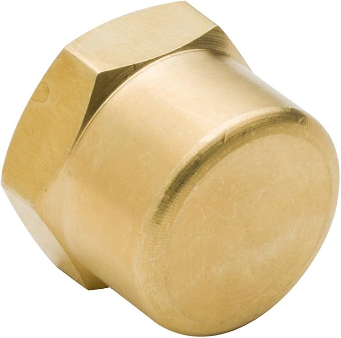 Vis 3/4" NPT Female Cap Brass Pipe Fitting, Hex Head Used - Image 9