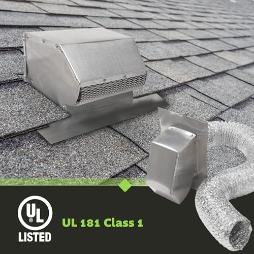 Homewerks HW109-UL181 Roof Vent Duct Kit - Image 5