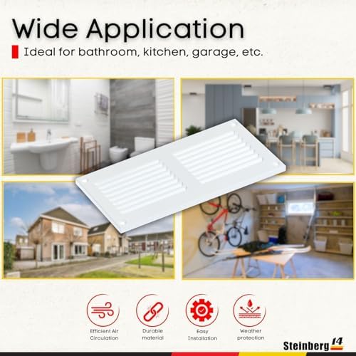 Steinberg14 White Vent Cover 6x2 - Image 4