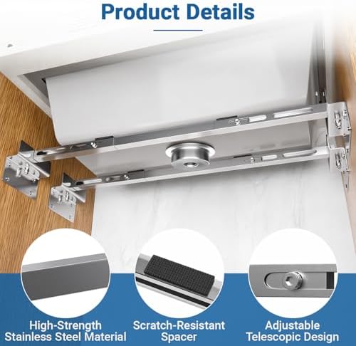 28.0-39.4 in Heavy Duty Undermount Sink Support, 2 Packs - Image 3