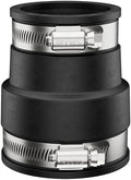 Fernco P1056-150/125 Flexible PVC Pipe Coupling Cast Iron, Plastic or Steel by FerncoInc