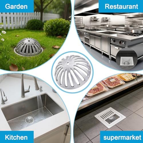 1 PCS Floor Sink Strainer, Heavy Duty Commercial Drain Cover - Image 2