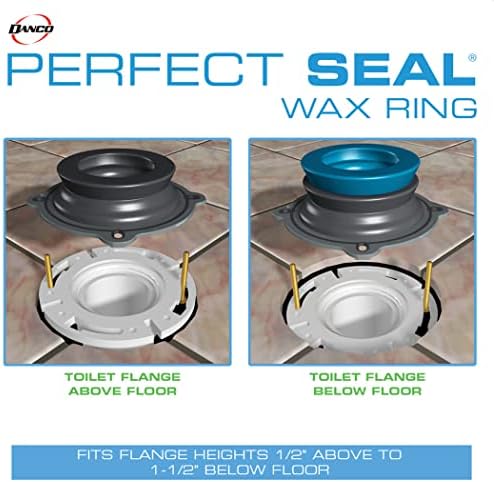 DANCO All-in-One Toilet Installation Kit, Perfect Seal Wax Ring & Zero Cut Bolts - Image 2