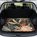 Dragonfly Floral Trunk Mat Universal Waterproof Cargo Liner Heavy Duty Non-Slip by Mintulipy
