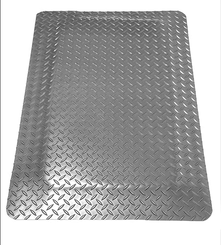 Rhino Mats DTT48GX38 Diamond Plate Anti-Fatigue Mat, 4 FT. x 38 FT. x 9/16 in. - Image 6