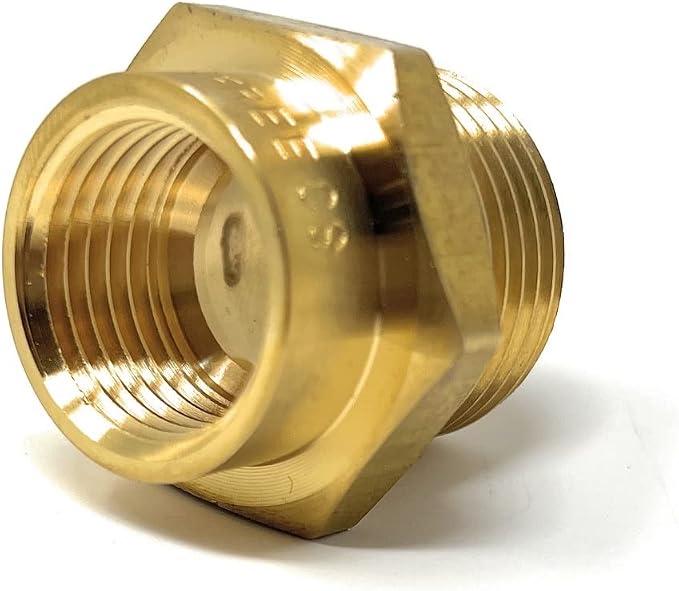 Cascada Lead-Free Brass Adapter, G Thread British BSPP Male to NPT Female) - Image 5