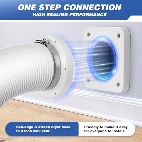 Dryer Vent Kit, DV180 Magnetic Dryer Vent Connector Kit, Airtight Seal Dryer - Image 4