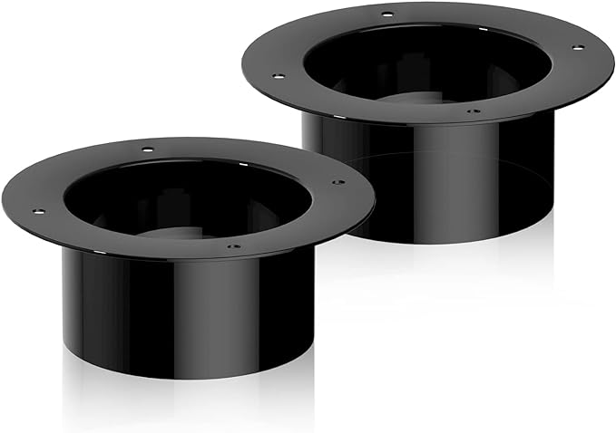 Hon&Guan 6 Inch Duct Connector, 6 Inch Dust Collection Fittings Dryer Vent Wall by HonGuan