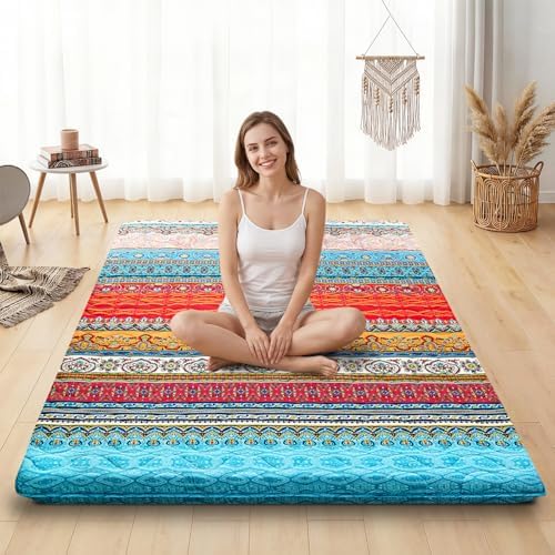 SCHNAUZER HOME Japanese Floor Mattress Futon Mattress Twin 3.5" Thick Boho by SchnauzerHome