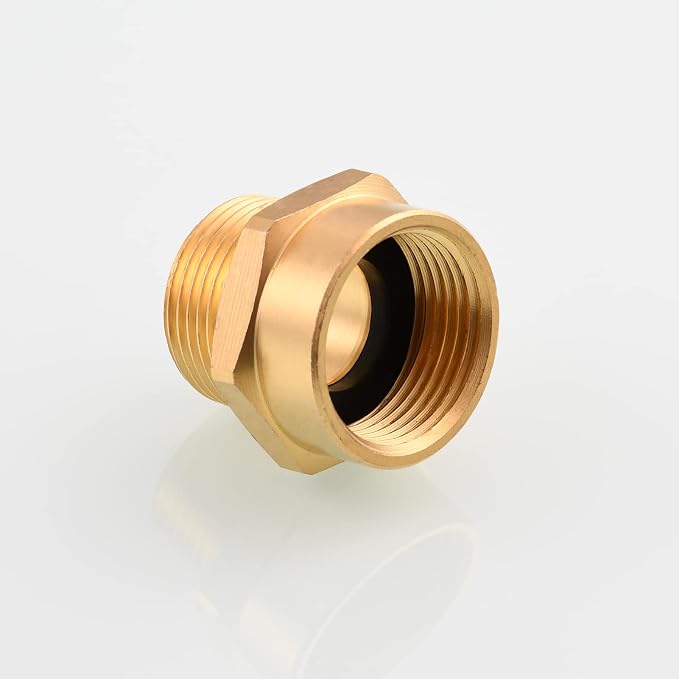 Brass Garden Hose Adapter G 3/4" Female to 3/4" NPT Male Connector Pipe Fitting - Image 7