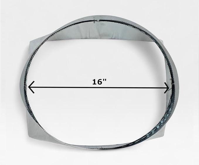 17"x12"-16" Square-to-Round Duct Transition Adapter - Image 3