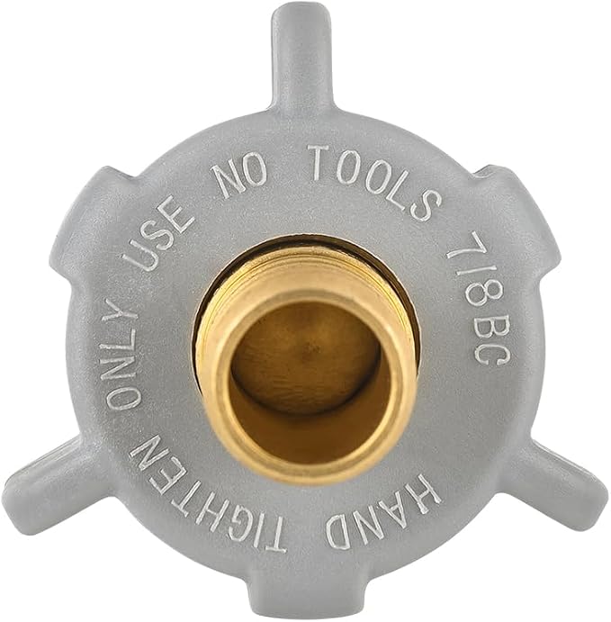 1PC EFIELD 1/2" Pex X 7/8"Toilet BC Swivel Straight Adapter | Brass Plumbing - Image 3