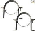 2 Pcs 6 Inch B Vent Wall Strap Round Gas Vent Pipe Clamp | Heavy Duty by Unknown