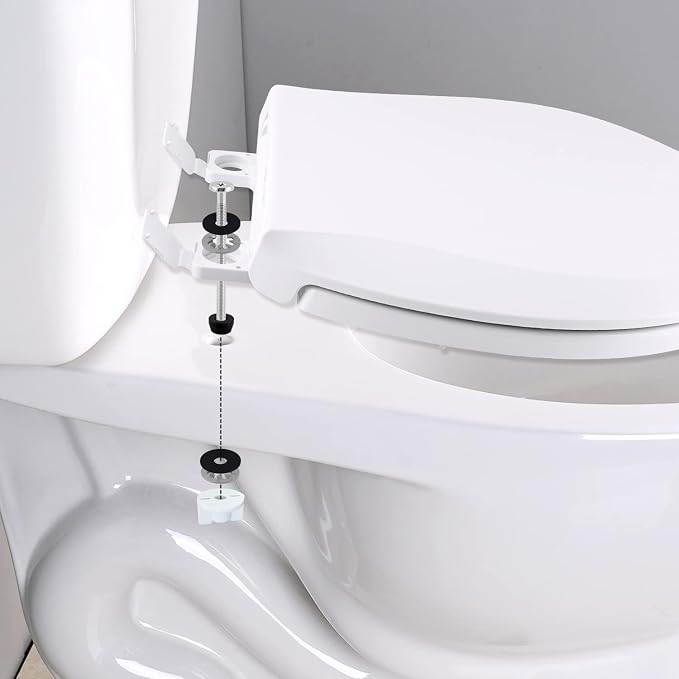 2PCS Universal Toilet Seat Bolts Kit, 3 Inches, Stainless Steel Made - Image 3