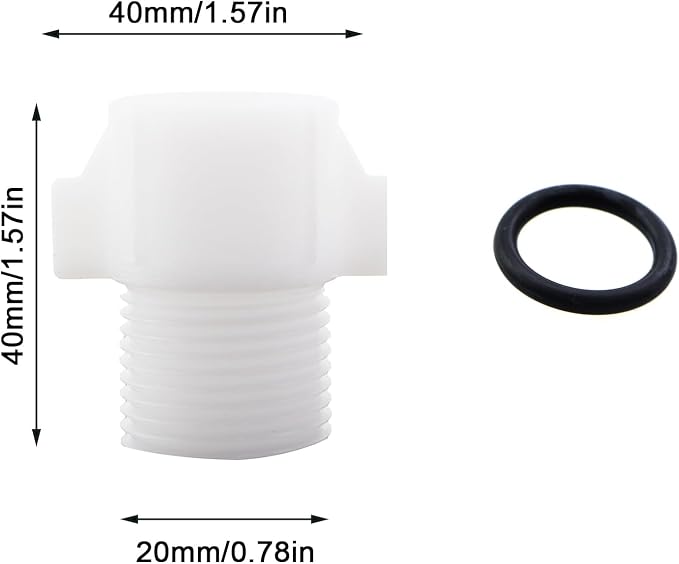 2PCS 1/2 Inch Female to 7/8 Inch Male Tap Adapter - Image 3