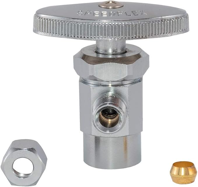 Eastman 1/4 Inch OD x 1/2 Inch Nom. Sweat Multi-Turn Brass Sweat Inlet Angle - Image 2