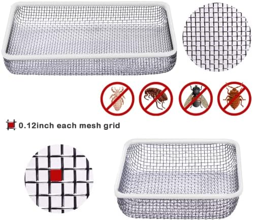 Eazy2hD RV Furnace Vent Cover Screen, Stainless steel mesh - Image 2