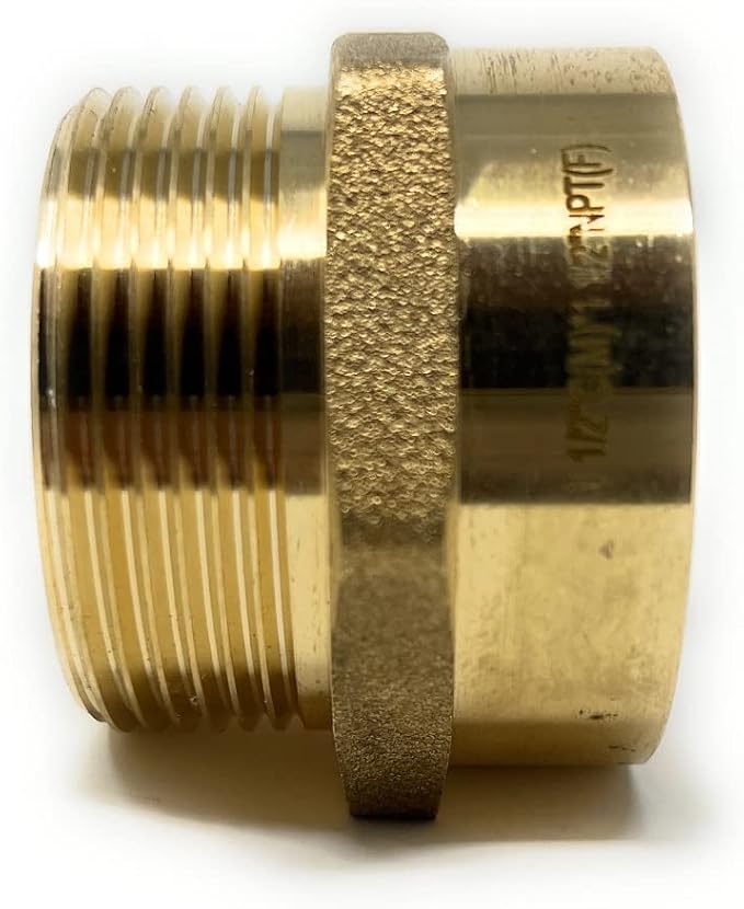 Cascada Lead-Free Brass Adapter, G Thread British BSPP Male to NPT Female) - Image 7