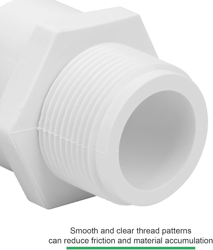 6Pack 1-1/4" PVC Male Adapter Pipe Fittings Furniture Grade SCH40 2-Way 1.25" - Image 5