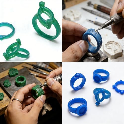 Wax Ring Tube 2PCS Carving Wax Ring Tube, Lost Wax Casting Supplies - Image 3