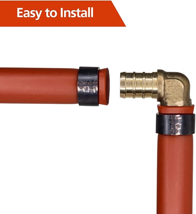 25 Pack 1/2“ PEX Fittings, Brass Fitting | - Image 4