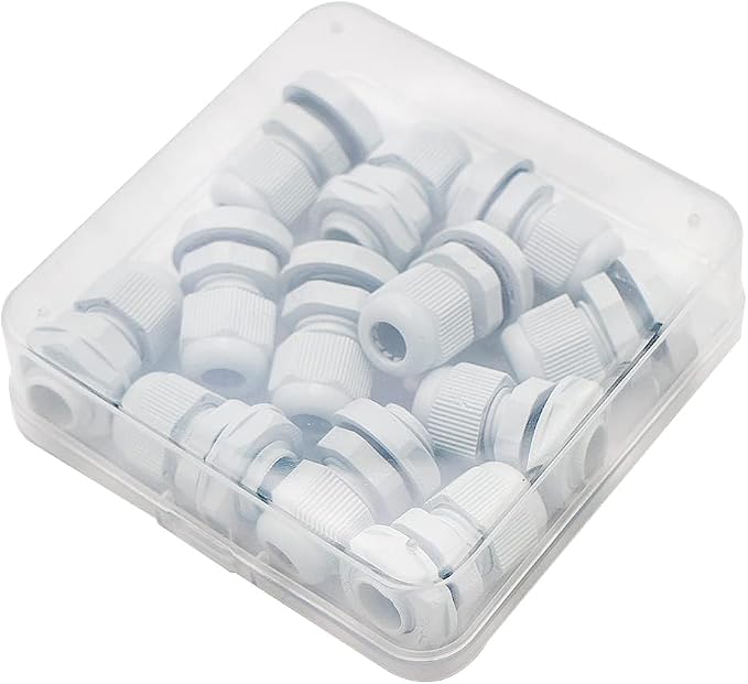 12-Pack 1/4" NPT Cable Glands, IP68 Waterproof Nylon PA66 Strain Relief Cord - Image 7